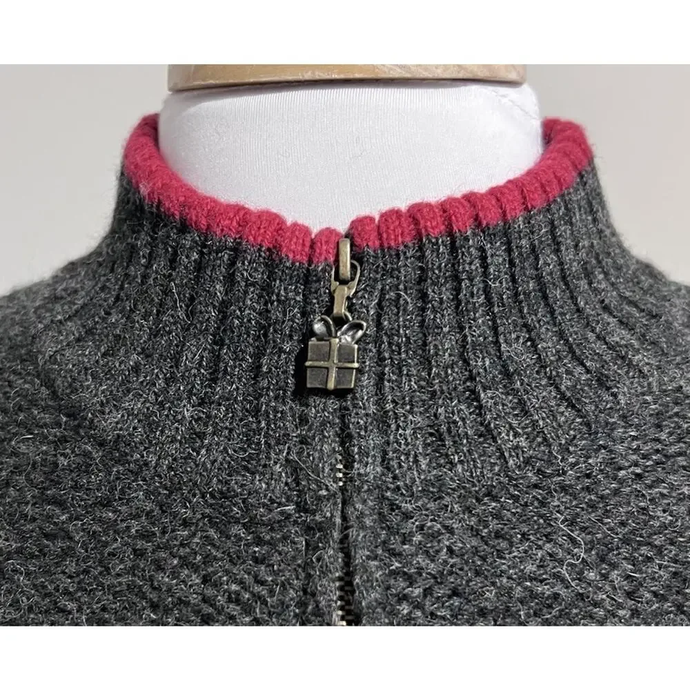 Vintage 90s Woolrich Sweater Womens L Christmas Present Holiday 100% Wool